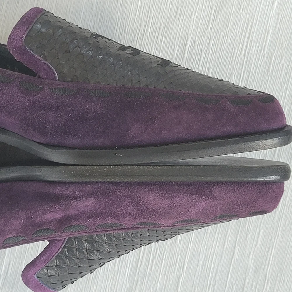 CASADEI Italian high quality luxury monogram shoe 36 loafer slip on flat - Picture 6 of 17